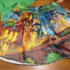 Day of The Dead Skirt,Fully Lined